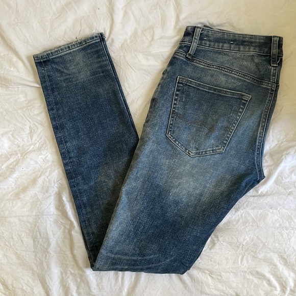 American Eagle Destroyed Slim Taper Jeans Size 29/34 - Picture 2 of 8